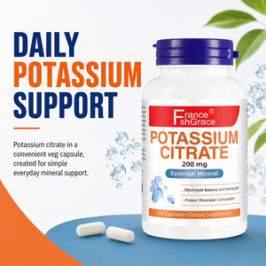 Complément de citrate de potassium Shecome de haute qualité pour hommes et femmes, équilibre électrolytique et pH normal, contraction musculaire optimale - Product Image 3