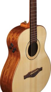 EKO GUITARS Marco Polo so HQ Guitare de voyage tout-solide avec système Fishman Flex Blend Table en épicéa et poupée acoustique - Product Image 3