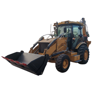 Chargeuse-pelleteuse multifonctionnelle Cat 420F avec godet 4-en-1 et bras de pelleteuse télescopique extensible à vendre - Product Image 1