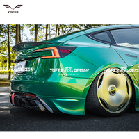 Accesorios para automóviles bodykit YOFER mejorado divisor de esquina lateral compatible difusor trasero delantales parachoques para Tesla modelo 3