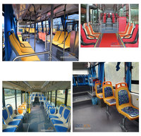 Siège d'autobus en plastique moulé par soufflage HDPE pour autobus urbain de ville autobus touristique à double pont