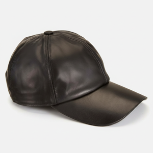 Adjustable Leather Golf <b>Cap</b> New <b>Design</b> <b>Flat</b> Hat in Black Newsboy Driving Hats for Casual Wear for Summer and Winter Seasons - Product Image 2