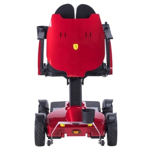 Fauteuil roulant électrique motorisé tout-terrain en alliage d'aluminium pliable, capacité 150 kg, pour personnes handicapées - Product Image 2