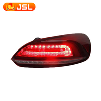 Feu arrière JSL pour Volkswagen Scirocco, feu arrière 2009-2016, feu arrière LED dynamique fumé, feu de jour LED, signal de freinage, marche arrière, pièces automobiles