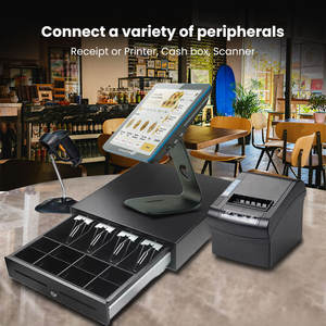 Máquina de Facturación <span class=keywords><strong>para</strong></span> Supermercado / Caja Registradora, Máquina POS Inteligente con Pantalla Táctil, Sistema POS <span class=keywords><strong>para</strong></span> Restaurante - Product Image 3