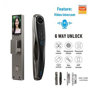 ระบบล็อค<span class=keywords><strong>ป</strong></span>ระตูอัจฉริยะแบบฝัง 6068 พร้อมระบบจดจำใบหน้า ควบคุมผ่านแอ<span class=keywords><strong>ป</strong></span> Tuya รองรับ WiFi ควบคุมระยะไกล ใช้รหัสผ่าน คีย์การ์ด และกุญแจ สำหรับความ<span class=keywords><strong>ป</strong></span>ลอดภัยภายในบ้าน - Product Image 1