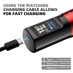 Máquina de Tatuaje Inalámbrica Unbounded New Grenade, Motor Metálico, Venta al por Mayor Transfronteriza - Product Image 4