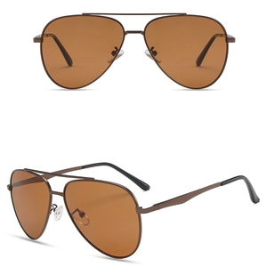 DL眼镜批发gafas高品质墨镜弹簧铰链航空飞行员设计师太阳镜2022男士太阳镜 - Product Image 2