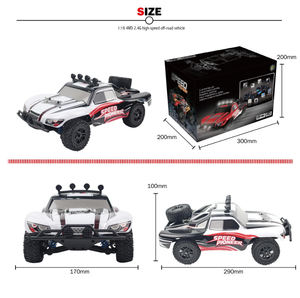 Baru 9301 <span class=keywords><strong>RC</strong></span> Mobil 1:18 4WD Mesin 50Km/Jam Kecepatan Tinggi Truk Off-Road PVC Tubuh <span class=keywords><strong>Shell</strong></span> Pabrik harga Mainan - Product Image 5