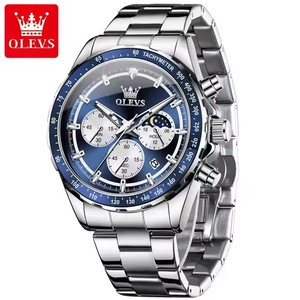 OLEVS 2945 Orologio da Uomo di Alta Qualità, Orologio al Quarzo con Data Impermeabile, Lancette Luminose, Cronografo, Orologio da Polso Maschile Business - Product Image 1