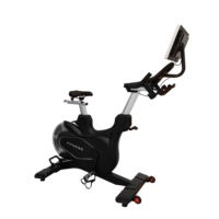 Bicicleta de Spinning Comercial con Pantalla Táctil de 18.5'', Bicicleta de Ejercicio para Interiores, Uso en Gimnasio en Casa, Carga Máxima 120 kg