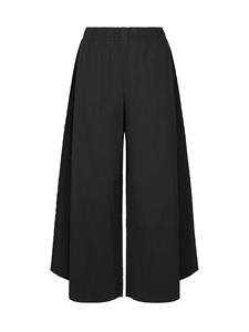 กางเกงขายาวทรงตรงจีบพลีทสไตล์ลำลองสำหรับผู้หญิง หลายสี ทรงปกติ สไตล์เกาหลี ผลิตจากโพลีเอสเตอร์ 100% ระบายอากาศได้ดี เหมาะสำหรับฤดูร้อน ขายส่ง - Product Image 6