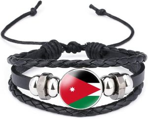 Coupe de football 2026 Drapeau jordanien personnalisé Produit Drapeau en polyester avec drapeau en bois pour les fans de football - Product Image 6