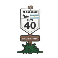 Amerique du Sud Argentine Buenos Aires Ushuaia Aimant de réfrigérateur en caoutchouc Souvenirs touristiques Autocollants magnétiques pour réfrigérateur Cadeau de voyage