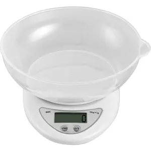 5kg 1g 디지털 주방 기기 무게 기계 측정 그릇 무게 (그램) 이있는 식품을위한 최고의 전자 가정용 저울 - Product Image 1
