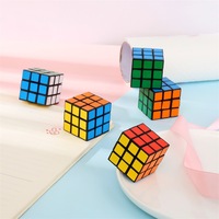 Mini Cube Magique 2024 Prix Usine Jouet Éducatif Speed Cube Plastique Solide Lisse 3x3