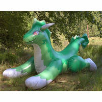 Décoration extérieure Modèle de dessin animé gonflable Nice Dragon sexy gonflable avec souffleur d'air pour piscine Dragon anime gonflable