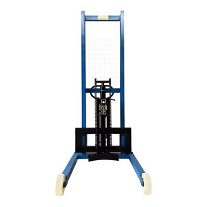 Giá trị tốt nhất 400kg Giant-di chuyển hướng dẫn sử dụng dầu trống Stacker xe tải 1600mm mới xe nâng Ống cuối hình thành máy - Product Image 5