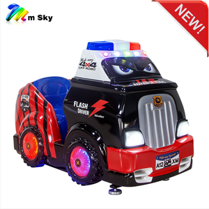 Manège pour enfants Highway <span class=keywords><strong>4x4</strong></span> en fibre de verre, à monnayeur, avec jeu vidéo et balançoire, pour aire de <span class=keywords><strong>jeux</strong></span> intérieure, 1 an, anglais - Product Image 1