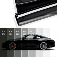 Film solaire pour vitres de voiture 2 plis, isolation thermique élevée, protection UV 100%, clarté HD, anti-explosion, confidentialité, usine OEM