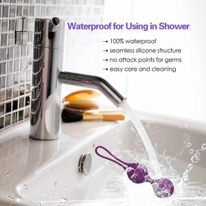 Bola Kegel con Control Remoto Inalámbrico, Ejercitador de <span class=keywords><strong>Suelo</strong></span> Pélvico de Silicona para Fortalecer la Vagina, <span class=keywords><strong>Vibrador</strong></span> Sexual para Mujeres - Product Image 5