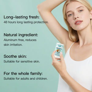 OEM déodorant végétalien solide avec huile de noix de coco 24h d'efficacité déodorant naturel - Product Image 2