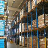 Étagères à palettes sélectives en acier robuste, réglables, haute capacité pour entrepôts industriels, protection contre la corrosion, carton