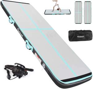 Tapis de gymnastique gonflable Airtrack, nouveau design, pour la gymnastique, <span class=keywords><strong>3m</strong></span>, 4m, 5m, rose, noir, jaune, couleurs et tailles personnalisées - Product Image 1