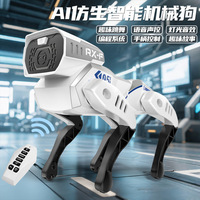 Perro Robot Electrónico, Juguete de Inteligencia Artificial, Perro Robótico Realista, Kits Educativos de Perros Robóticos