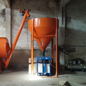 Planta mezcladora de mortero en polvo de mezcla seca de alta eficiencia con mezclador de paletas de doble eje doble, máquina de fabricación de adhesivos para azulejos de masilla de pared - Product Image 2