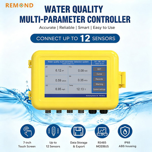 Medidor de Calidad de Agua Multiparamétrico, Sensor de pH, ORP, Conductividad, RS485, Oxígeno Disuelto, Cloro, Sensor de Turbidez, 4-20 mA - Product Image 2