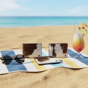 Boshiho Real Cowhide Fur Leather <b>Wallet</b> New Design Stylish Multi Uses Western Hot Sale Real Cowhide <b>Small</b> Card Holder <b>Wallets</b> - Product Image 3