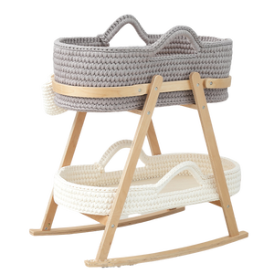 Cesta Moisés de Algodón Hecha a Mano en Europa, Ecológica, Duradera y Multifuncional, Cesta Cambiador para Bebés Recién Nacidos - Product Image 1