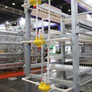 Jaula Multifuncional para Cría de Pollos, Jaula para Gallinas Ponedoras/Hueveras Tipo H de 4 Niveles, Jaula Automática para Pollos con Línea de Alimentación - Product Image 4