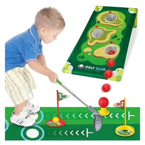 Toddler Golf Clubs Kids Golf Toy Set 3 in 1 Upgraded with 9 Balls Indoor & Outdoor Sport Games Toy