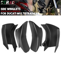 Ailerons supérieurs/inférieurs en fibre de carbone MTS DUCATI Multistrada V4/V4S Sport Pikes Peak 2021-2023, carénage de moto, finition mate