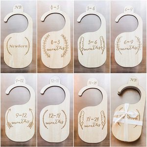 Tailai EN71 Organizadores de armario de bebé recién nacido DIY artesanías de madera contrachapada hecho a mano anuncio de nacimiento y decoración de la casa regalo de Baby Shower - Product Image 5