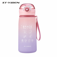 Bouteille d'eau de sport Yiben avec paille, idéale pour la randonnée, les voyages et l'hydratation quotidienne