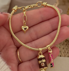 Pulsera con Colgante de Venezuela, Cadena de Cobre con Eslabones, Joyería con Mapas de Venezuela para Hombre y Mujer, Regalo - Product Image 4
