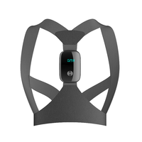Correcteur de posture intelligent pour le dos, correcteur de posture ergonomique, rappel par vibration, ceinture réglable pour le haut du dos et les épaules