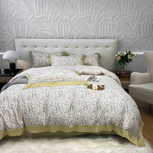 2026 Nieuwe 100% Lyocell 300TC Beddengoedset 60S*60S Reactief Geprint Huidvriendelijk Groothandel Luxe Lakensset - Product Image 4