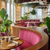 UPTOP - Banquettes de restaurant en bois sur mesure haut de gamme, ensemble de canapés pour hôtel et café, banquettes en flanelle