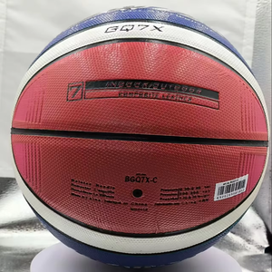 Ballon de basket Molten Taille 7 Homme Taille 6 Femme Intérieur Officiel Cuir souple Compétition Entraînement Bleu BG5000 - Product Image 3