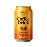 Private Label Espresso Iced Coffee Latte Energie Functionele Cafeïne Taurine Geblikte Drank OEM ODM Leverancier