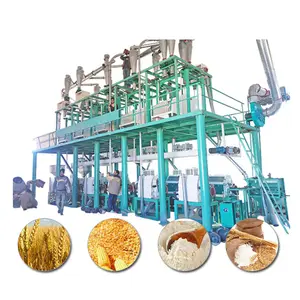 50TPD Fully Automatic Malawi Maize Milling Machine with Price Electric White Maize Flour Milling Machine