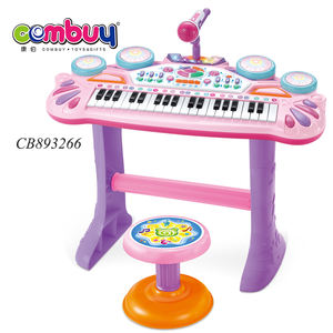 เครื่องดนตรีไฟฟ้าการเรียนรู้ของเล่นเปียโนกับไมโครโฟน - Product Image 5