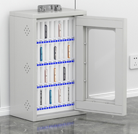 Boîte de rangement et de présentation sécurisée pour téléphones en alliage d'aluminium