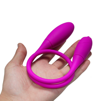 Vibrateur anal double en silicone rechargeable par USB à 7 fréquences vibrantes pour couples, massage du point G et de la prostate