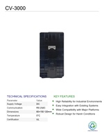 Contrôleur principal de capteur de vision Keyence CV-3000 d'occasion, double entrée caméra, Ethernet intégré, automatisation industrielle