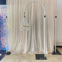 Support de lustre de mariage pour l'extérieur Lustre en cristal Décoration de mariage